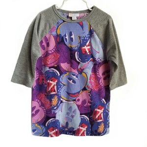 Lularoe girls size 6 Minnie mouse Disney Randy top